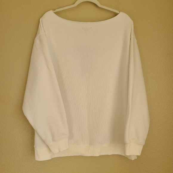 wild fable ballerina off duty cut neck sweatshirt size XL - Picture 3 of 6